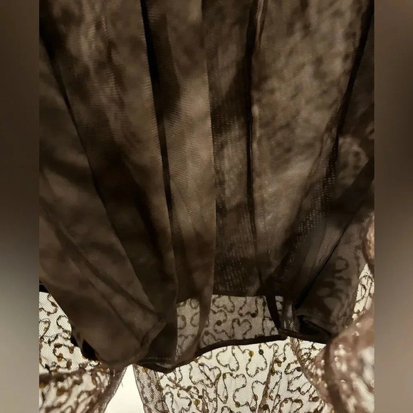 Alice +‎ Olivia Silk Draped Beaded Skirt size 10 - Picture 3 of 8